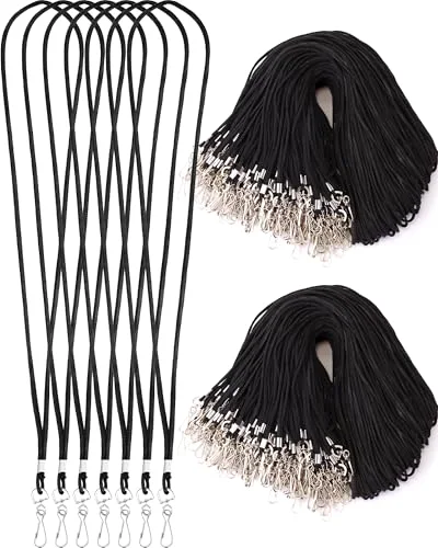 30 Pcs Breakaway Lanyards Bulk Nylon ID Badge Holder with J Hook for Back to School Student Teacher Classroom