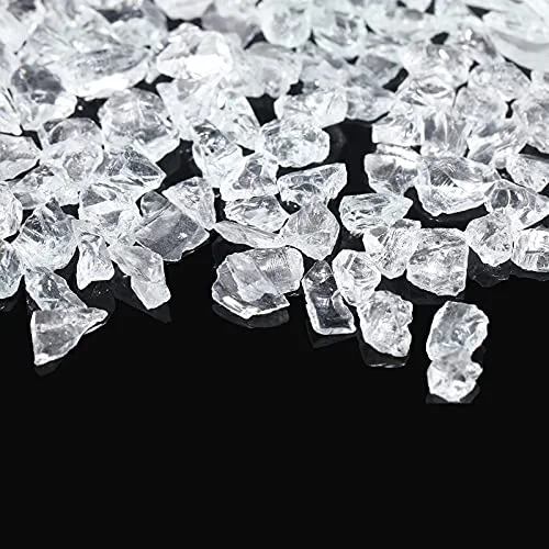 Crushed Glass for Crafts Glitter Resin Art Broken Decorative Crushed Mirror Vase Filler Crush Glass Pieces for Vase Pool Bar Fish Tank Garden Decoration view 4