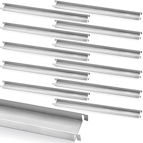 Stainless Steel File Drawer Rails - Front to Back, 15.76 Inches Long