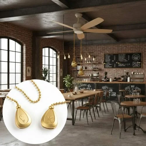 4 PCS Ceiling Fan Pull Chain Extender Light Ornament view 3