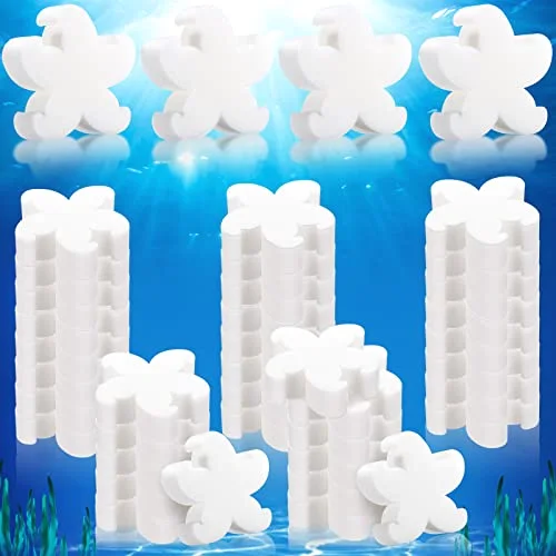 40 Pack Hot Tub Sponge Oil Absorbing Scum Cleaning Absorber Sponges Accessories for Spa Bathtub Outdoor Swimming Pool