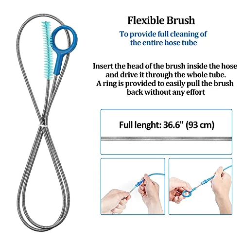 2 Set 8 in 1 Reservoirs Hydration Bladder Cleaning Kit(Blue view 3