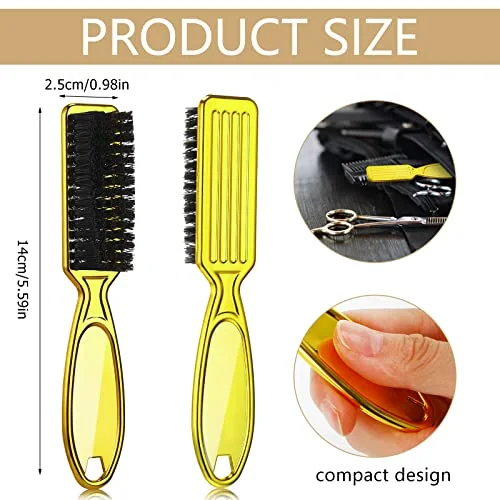 12 Pcs Nail Clipper Brush for Barber Fade,Gold view 3
