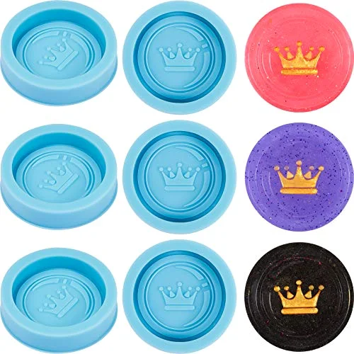 24 Pieces Resin International Chess Molds Silicone Checkers Epoxy Molds Chess Resin Casting Mold for Home Decoration Jewelry Cake Pendant Making Supplies