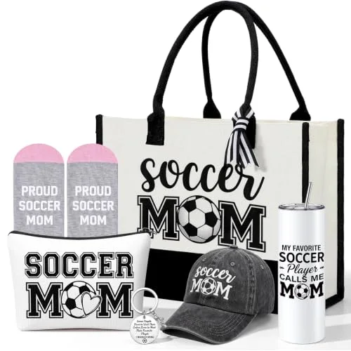 6 Pcs Soccer Mom Gifts Set Game Day Outfits Accessories for Women