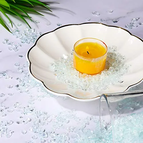 Crushed Glass for Crafts Glitter Resin Art Broken Decorative Crushed Mirror Vase Filler Crush Glass Pieces for Vase Pool Bar Fish Tank Garden Decoration view 3
