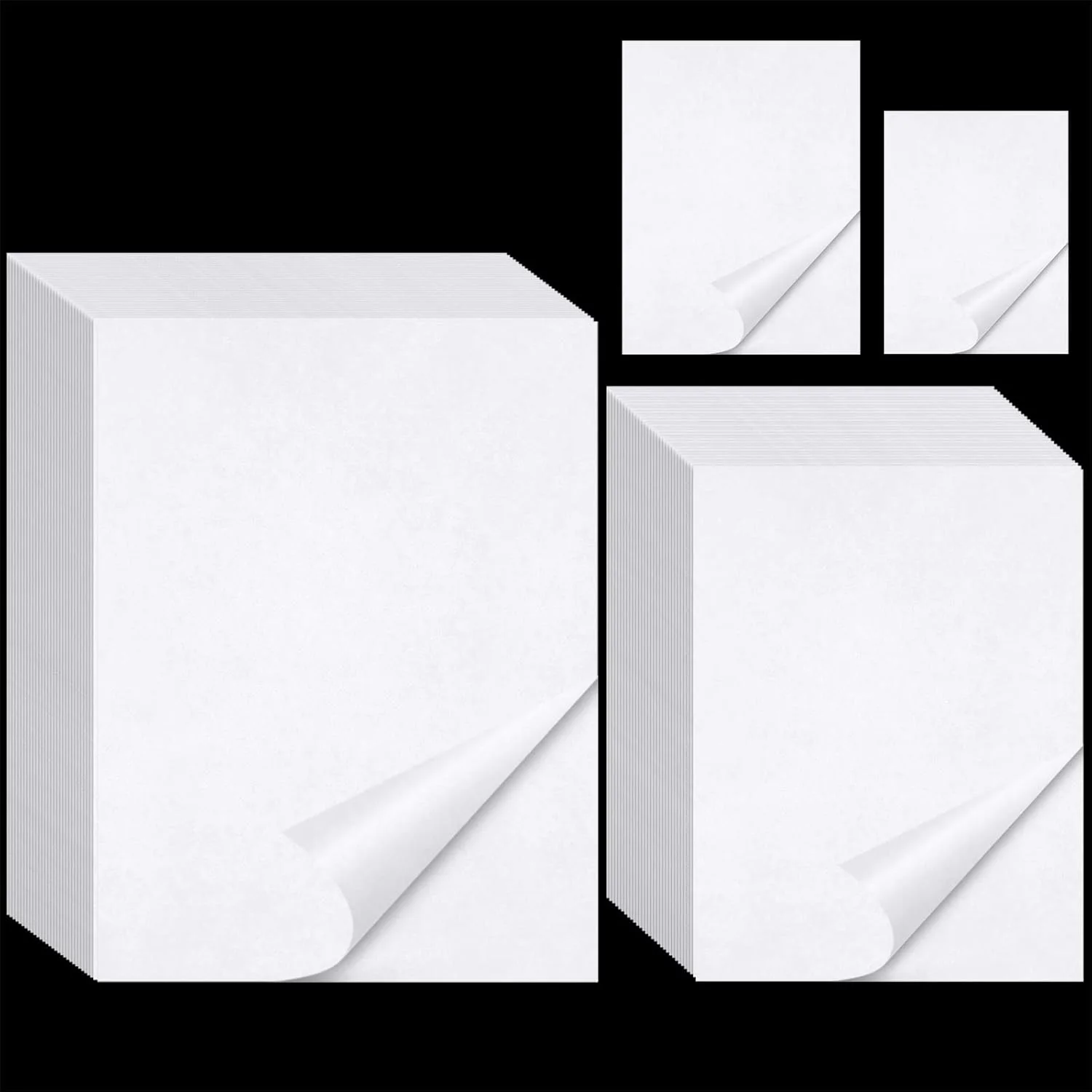 Diamond Painting Release Paper 16 x 12 cm and 15 x 10 cm Diamond Art Paper Covering Double-Sided Non-Stick Replacement Cover Sheets Painting Accessories and Tool for Adult Kid
