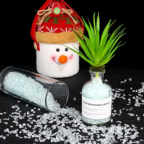 Crushed Glass for Crafts Glitter Resin Art Broken Decorative Crushed Mirror Vase Filler Crush Glass Pieces for Vase Pool Bar Fish Tank Garden Decoration view 2