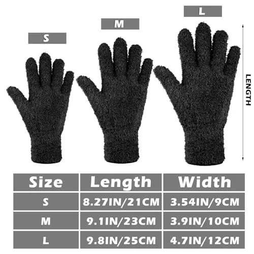3 Pairs Microfiber Dusting Gloves for Plants Leaf, Medium view 3