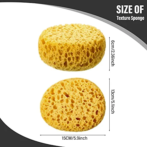 2 Pcs Knockdown Texture Sponge Wall,13 X 15 X 6 Cm view 2