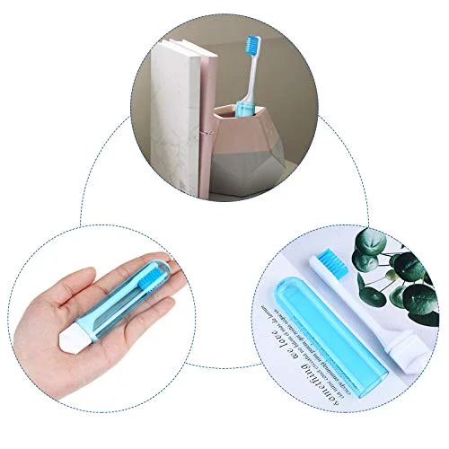 4 Pcs Travel Toothbrush Mini Foldable with Case view 4