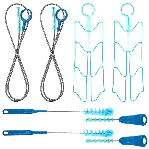 2 Set 8 in 1 Reservoirs Hydration Bladder Cleaning Kit(Blue