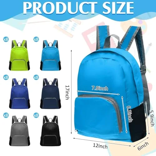 48 Pcs 17" Backpacks Bulk for School Kids Students Bookbags view 2