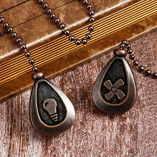 4 PCS Ceiling Fan Pull Chain Extender Light Ornament view 2