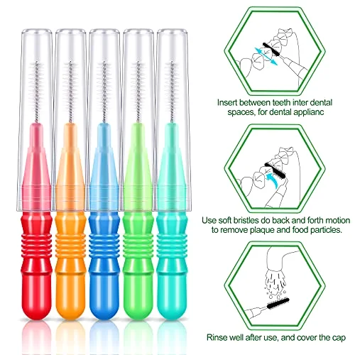 350 Pcs Floss Interdental Brush for Teeth Oral Care view 3