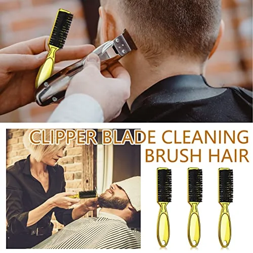 12 Pcs Nail Clipper Brush for Barber Fade,Gold view 4