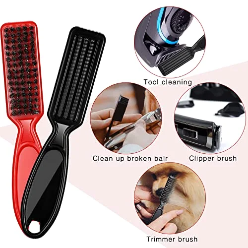 30 Pcs Blade Clipper Cleaning Brush Scrub Brush Barber Fade Trimmer Nylon Hair Styling Tool for Men view 4