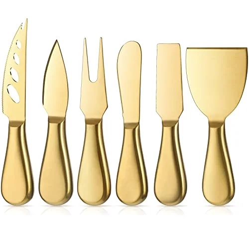 Stainless Steel Cheese Knives Set, Cheese Tools with Cheese Slicer and Cheese Cutters for Kitchen