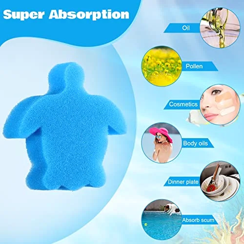 40 Pack Hot Tub Sponge Oil Absorbing Scum Cleaning Absorber Sponges Accessories for Spa Bathtub Outdoor Swimming Pool view 4
