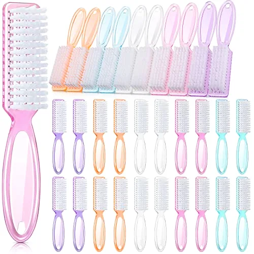 30 Pcs Nail Scrubber Brushes Bulk