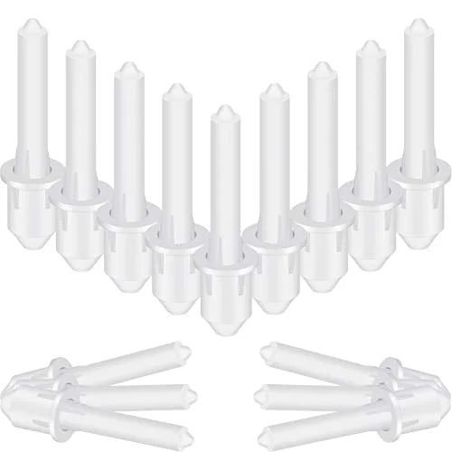 20 Pcs 1 x 0.25 inch Shutter Repair Pins Louver Pins Plantation Shutters Replacement Repair Pins Plantation Shutter Pins for Windows Tools, White