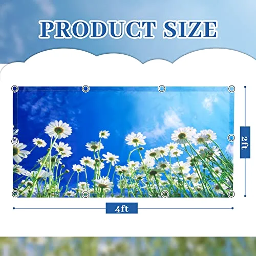 4x2 Feet Light Covers for Classroom, Magnetic,Chamomile view 2