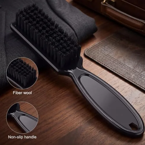 2 Pcs Clipper Brush Barber Blade Trimmer,Black view 4