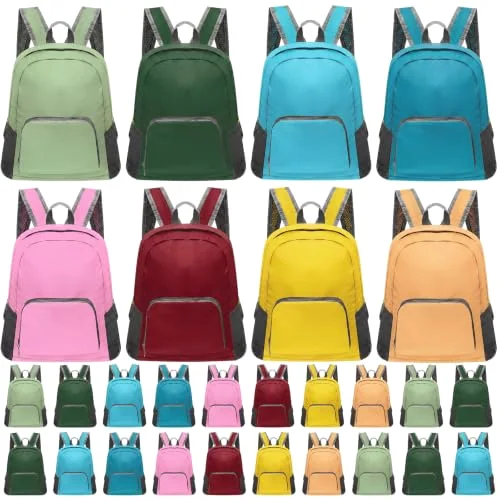48 Pcs 17" Backpacks in Bulk for School Kids Wholesale Bookbags Lightweight Back Pack for Girls Boys Outdoor Travel