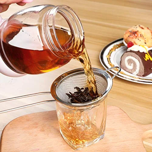 3 Pieces Cocktail Strainer Bar Strainer Fine Mesh Tea Strainer, 3.3 in view 4