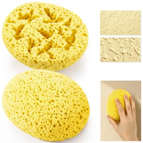 2 Pcs Orange Peel Wall Texture Sponge, Wall Patch Sponge