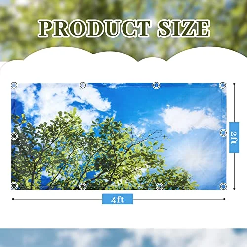 8 Pack Fluorescent Light Covers for Classroom Ceiling 4 x 2 Feet Magnetic Light Covers Filter for Office School Drop Ceiling Supplies view 2