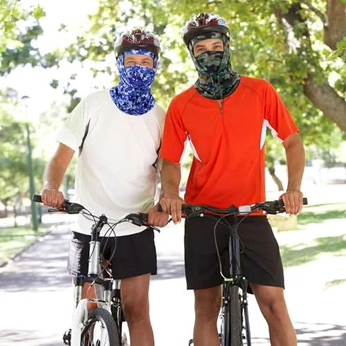 6 Pcs Summer Balaclava UV Face Mask Sun Protection Cooling Hood Full Head Face Cover for Women Men Cycling Fishing view 3