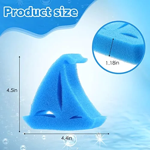 40 Pack Hot Tub Sponge Oil Absorbing Scum Cleaning Absorber Sponges Accessories for Spa Bathtub Outdoor Swimming Pool view 2