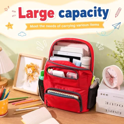 12 Pack 17 Inch Colorful Backpacks Bulk for Kids view 4