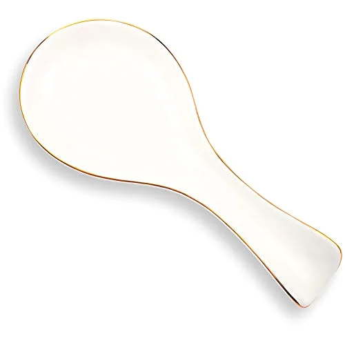 Ceramic Spoon Rest Spoon Holder Stovetop for Kitchen Stove Coffee Bar Accessories Christmas Gift
