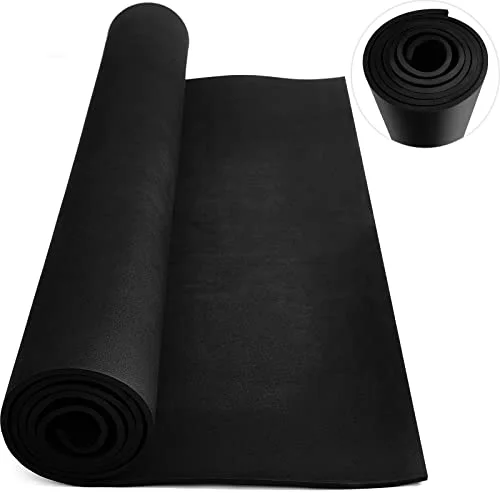 6mm Thick Black EVA Foam Roll Large Cosplay Foam Sheets 39''x78'' for Cosplay Modeling DIY Projects Crafts Halloween Costumes High Density 85kg/m3