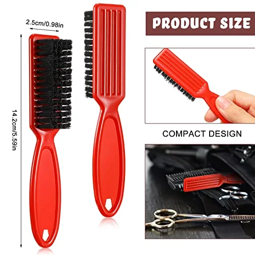 12 Pcs Barber Clipper Brush Blade Trimmer Cleaning Brush for Fades Nail Neck Duster Manicure Salon view 2