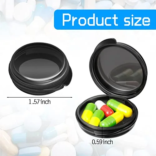 6 Packs Small Pill Box Organizer Pill Case view 2