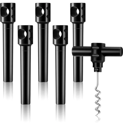 6 Pcs Travel Pocket Wine Corkscrew Bulk Portable Wine Opener Plastic Cork Opener Mini Camping Cork Screw for Waiter Corkscrews Restaurant Bottle Camping Travel Gift