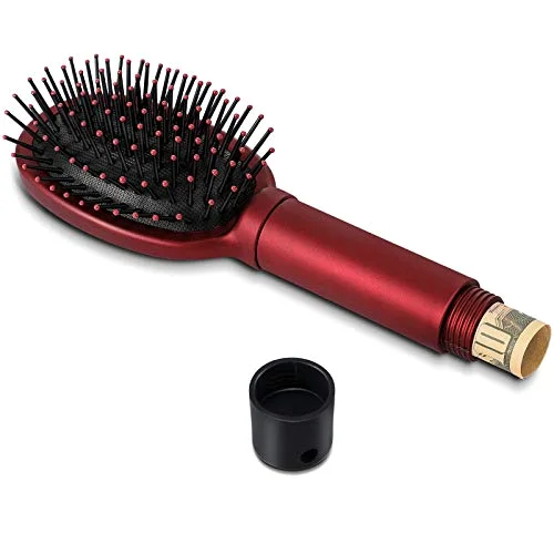 Diversion Safe Hair Brush, Store Money, Cash, Key, Jewelry Safe Disguised Safes Hair Brush Cash Holder Container for Travel or Home Security Gift