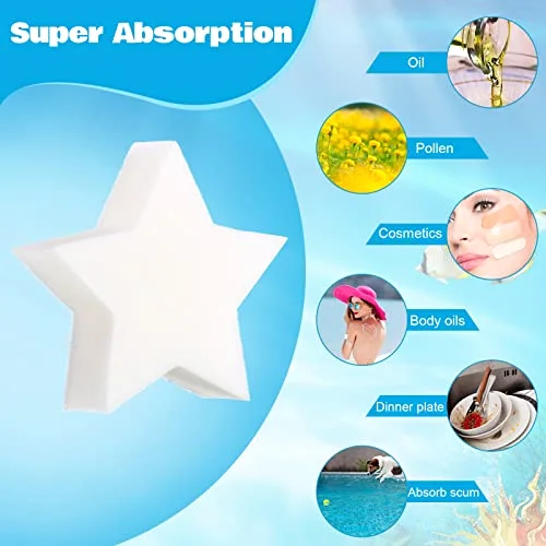 40 Pack Hot Tub Sponge Oil Absorbing Scum Cleaning Absorber Sponges Accessories for Spa Bathtub Outdoor Swimming Pool view 4