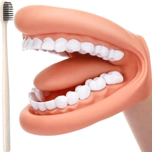2 Pcs Mouth Puppet Science Kits for Speech Therapy,Flesh-Colored