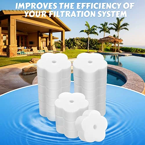 40 Pack Hot Tub Sponge Oil Absorbing Scum Cleaning Absorber Sponges Accessories for Spa Bathtub Outdoor Swimming Pool view 4