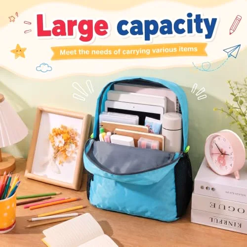 12 Pcs 17" Backpacks in Bulk for School Kids Colorful Bookbags Lightweight Back Pack for Girls Boys Outdoor Travel view 4