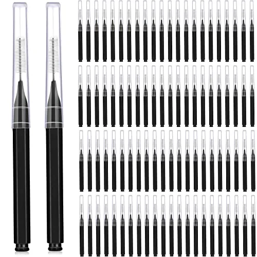 100 Pcs Braces Dental Brushes,Black,Elegant Size