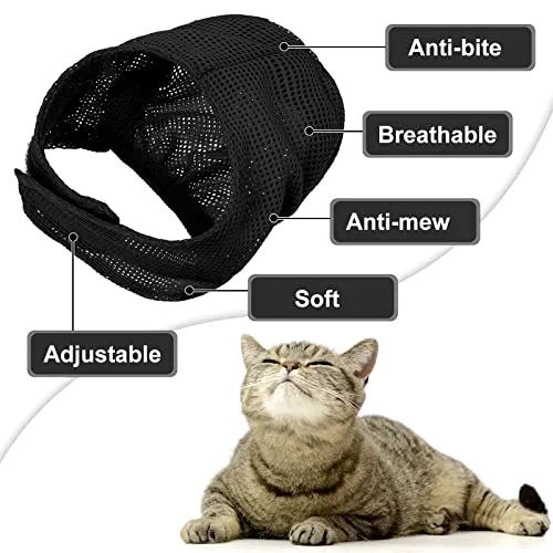 5 Pcs Cat Bathing Bag Set Cat Grooming Bag Adjustable Pet Shower Net Muzzles Nail Clipper Tick Remover Tool Massage Brush view 3