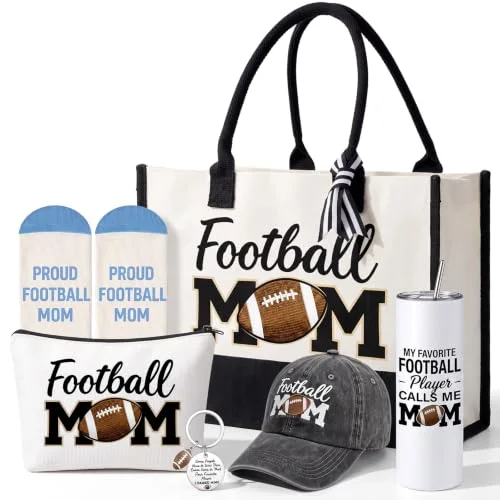 6 Pcs Football Mom Gift Set Game Day Outfits Accessories for Women