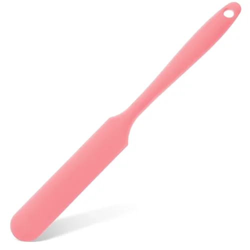 Silicone Wax Spatula Non Stick Reusable Hair Removal Stick,Sun Pink