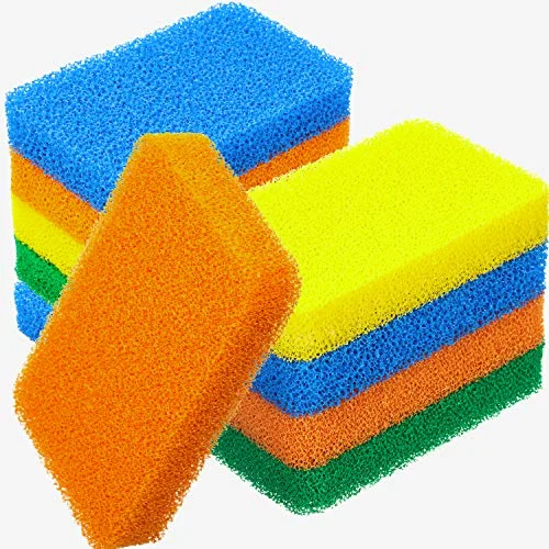 10 Pcs Silicone Sponge for Dishes, Kitchen Silicone Dish Scrubber