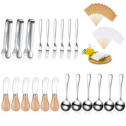 41 Pieces Silver Charcuterie Accessories